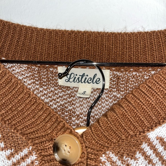 Rust and White Houndstooth Matching Set - Picture 2 of 7